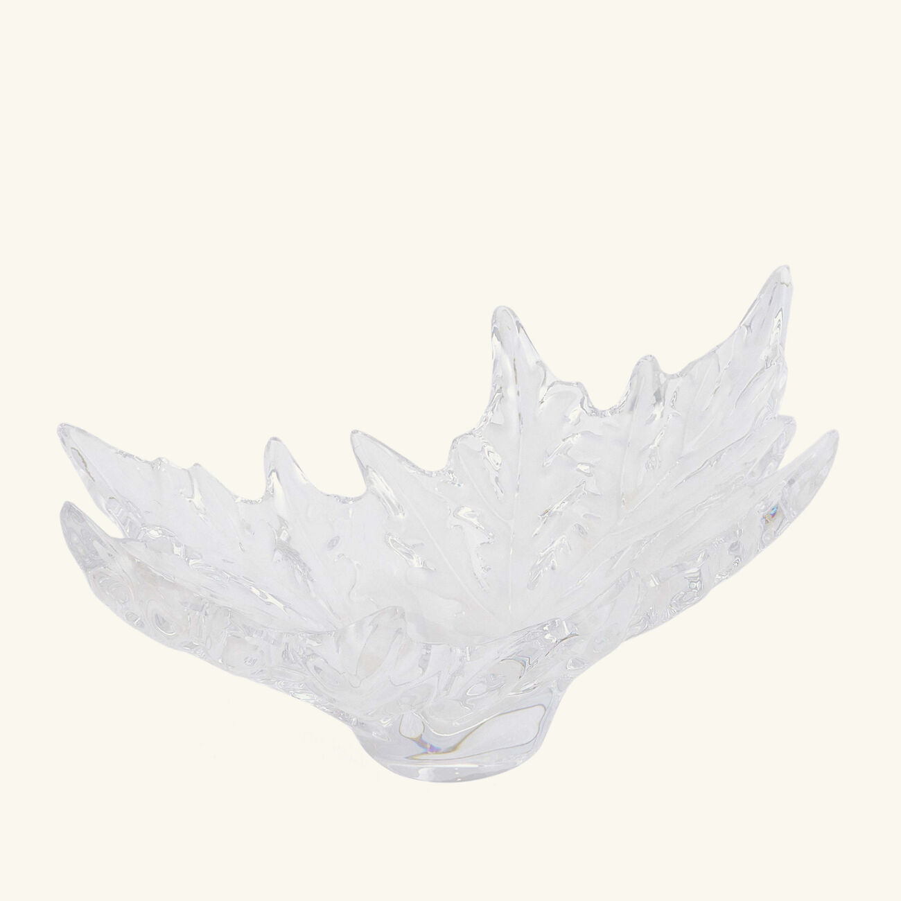 lalique champs  lys es centerpiece small clear