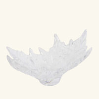 lalique champs  lys es centerpiece small clear