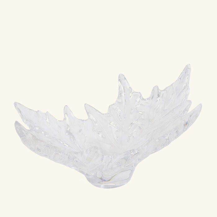lalique champs  lys es centerpiece small clear
