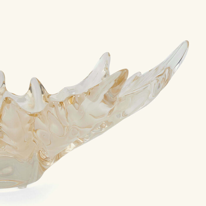 Champs-Élysées Centerpiece Large Gold lalique champs lys es centerpiece large gold