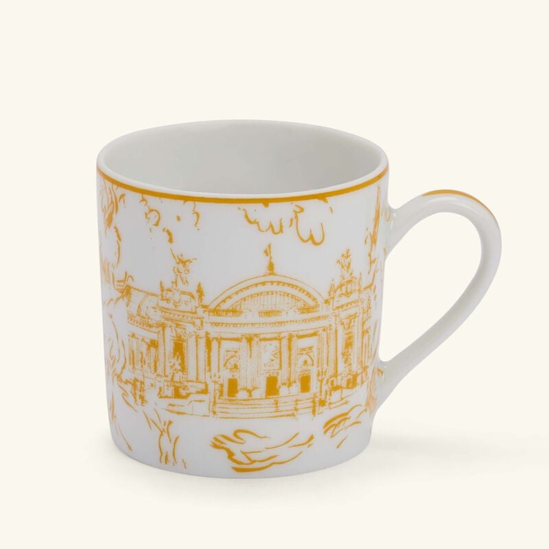 Tout Paris Coffee Cup & Saucer Yellow bernardaud tout paris coffee cup saucer yellow