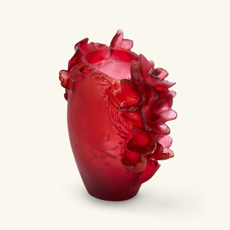 دوم مزهرية سافران صغيرة برتقالية