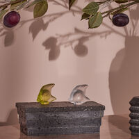 لاليك مزهرية على شكل سمكة شفافة