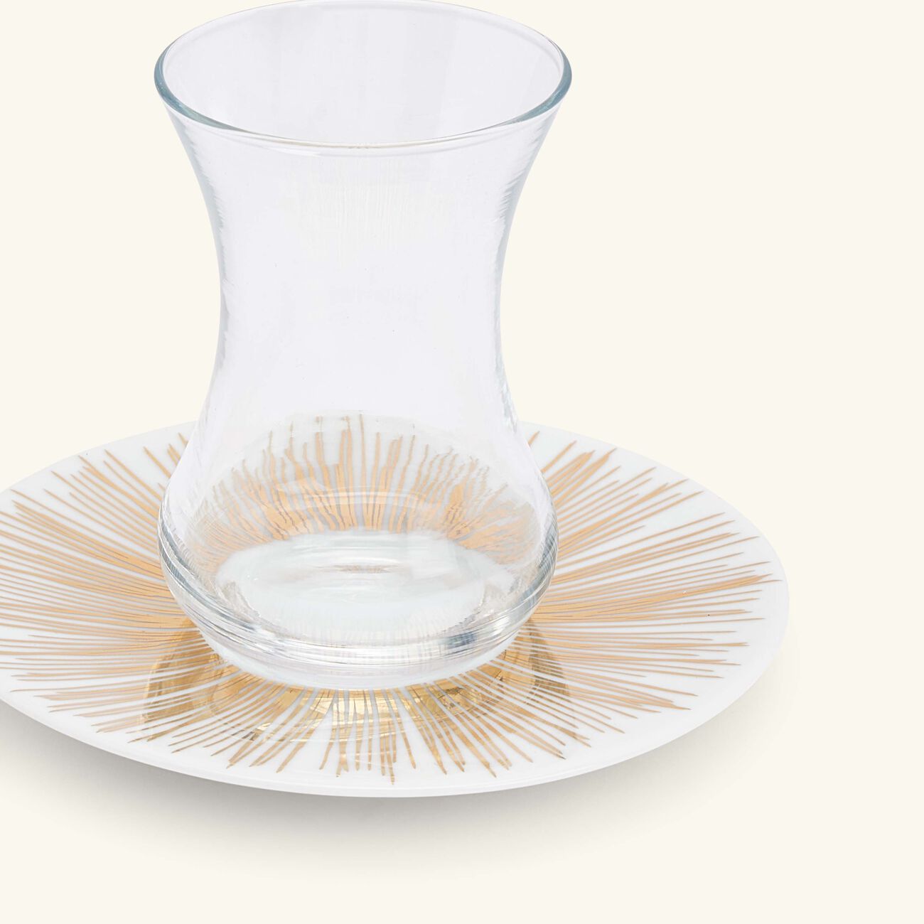 Tamrah by Razan Alazzouni Stripes Arabic Tea Cup & Saucer Gold Set of 2 silsal tamrah by razan alazzouni stripes arabic tea cup saucer gold set of 2