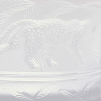 lalique jungle centerpiece clear