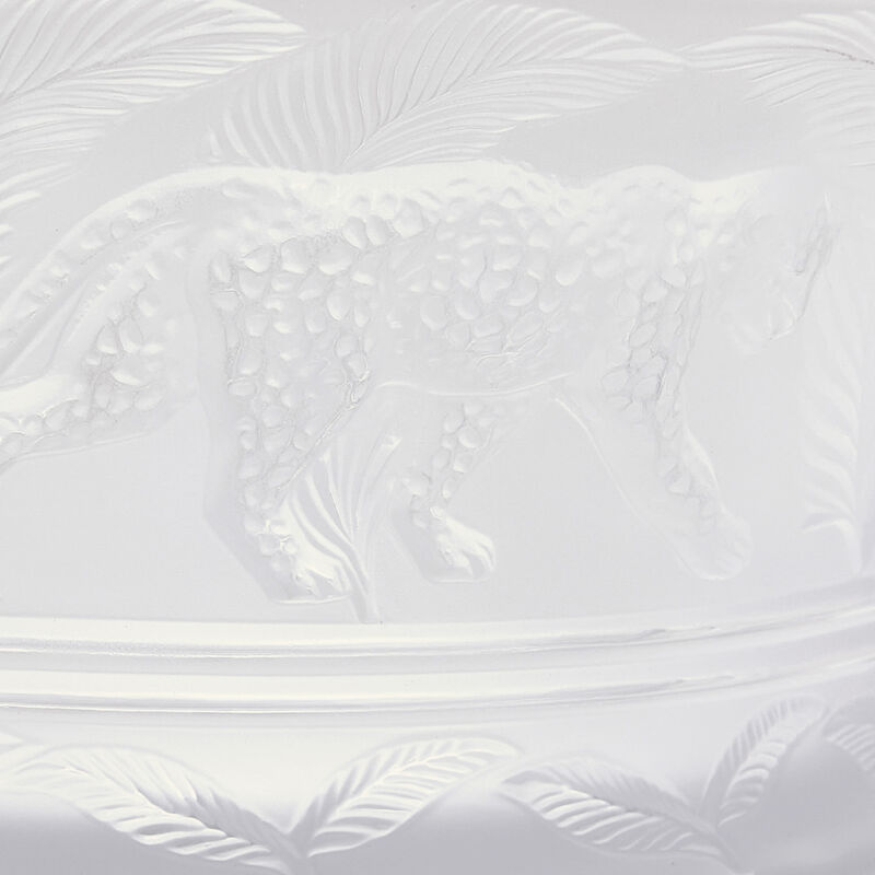 lalique jungle centerpiece clear