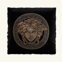 versace medusa studded pillow