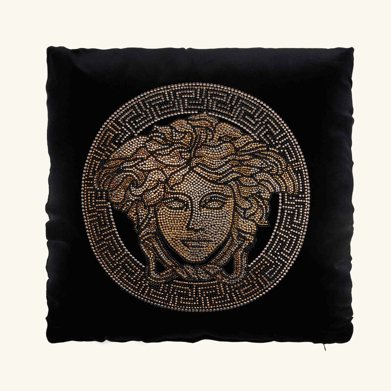 versace medusa studded pillow