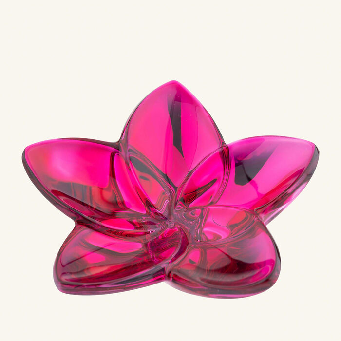 baccarat the bloom collection figurine mini pink