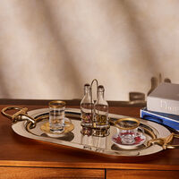 villari peacock cappuccino cup   saucer red