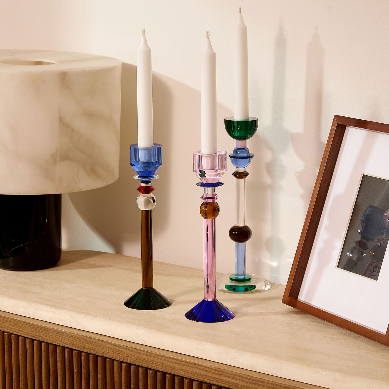 Rosalin Candle Holder Multicolored reflections copenhagen rosalin candle holder multicolored