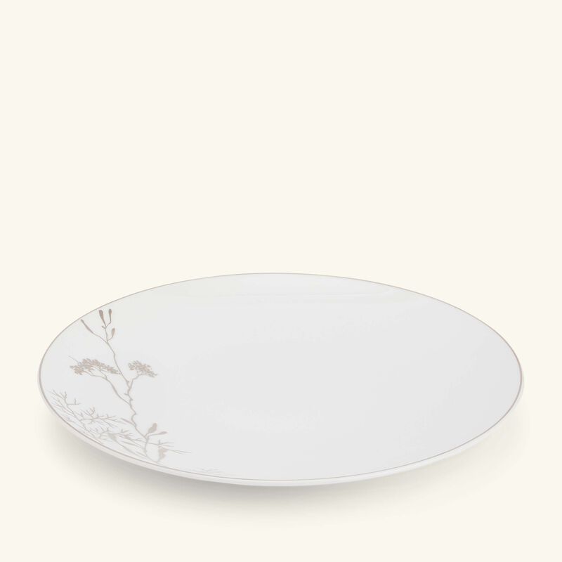 Promenade Dinner Plate Round Silver 26cm bernardaud promenade dinner plate round silver 26cm