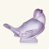 Sparrow Sculpture Small Pink lalique sparrow sculpture small pink