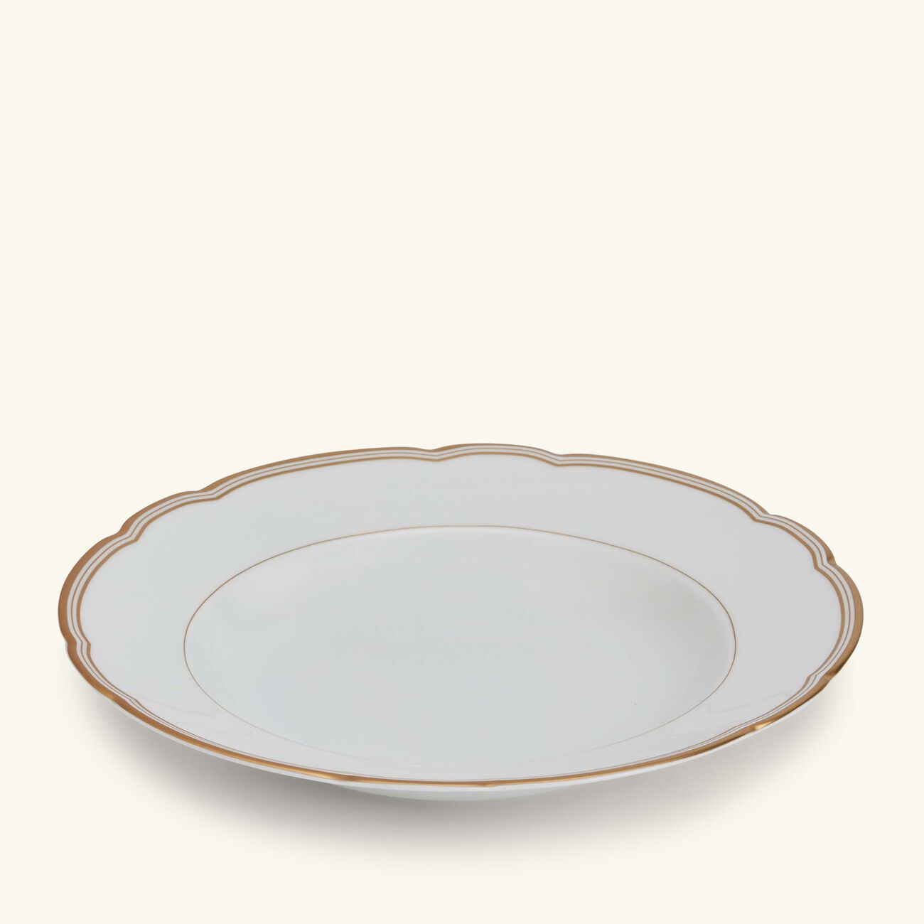 Pompadour Soup Bowl Round Gold bernardaud pompadour soup bowl round gold