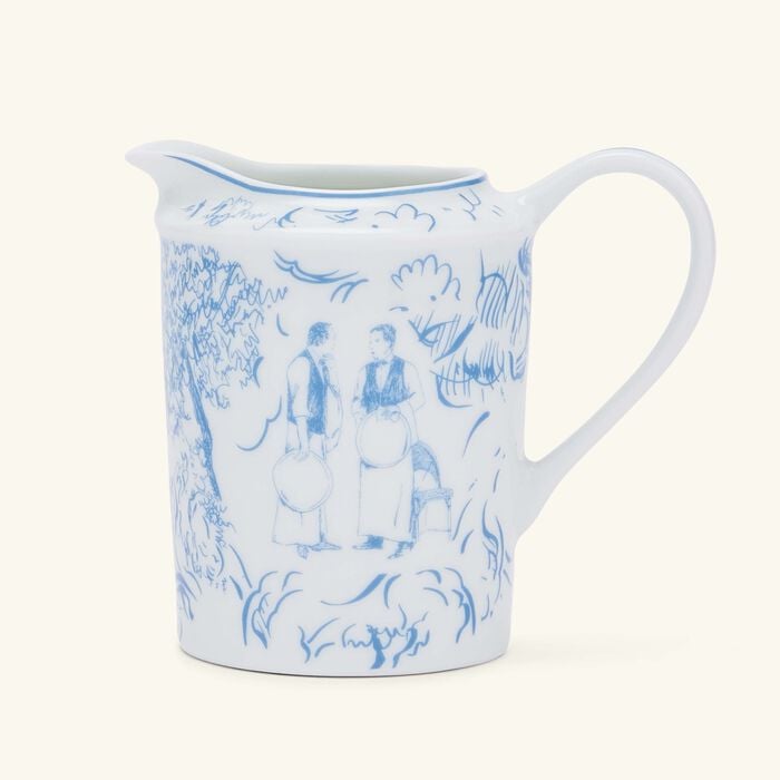 bernardaud tout paris milk pitcher blue