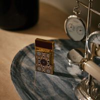 اس تي دوبون ولاعة ألامبرا باللون الأحمر