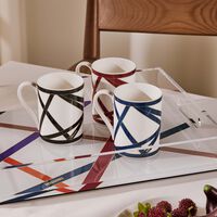 Nastri Tea Cup & Saucer Red Set Of 2 missoni home nastri tea cup saucer red set of 2