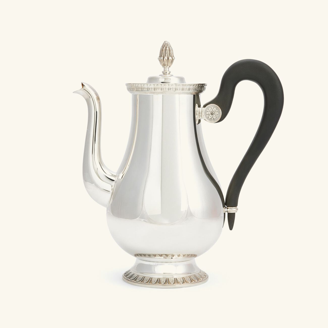 christofle malmaison tea pot silver plated