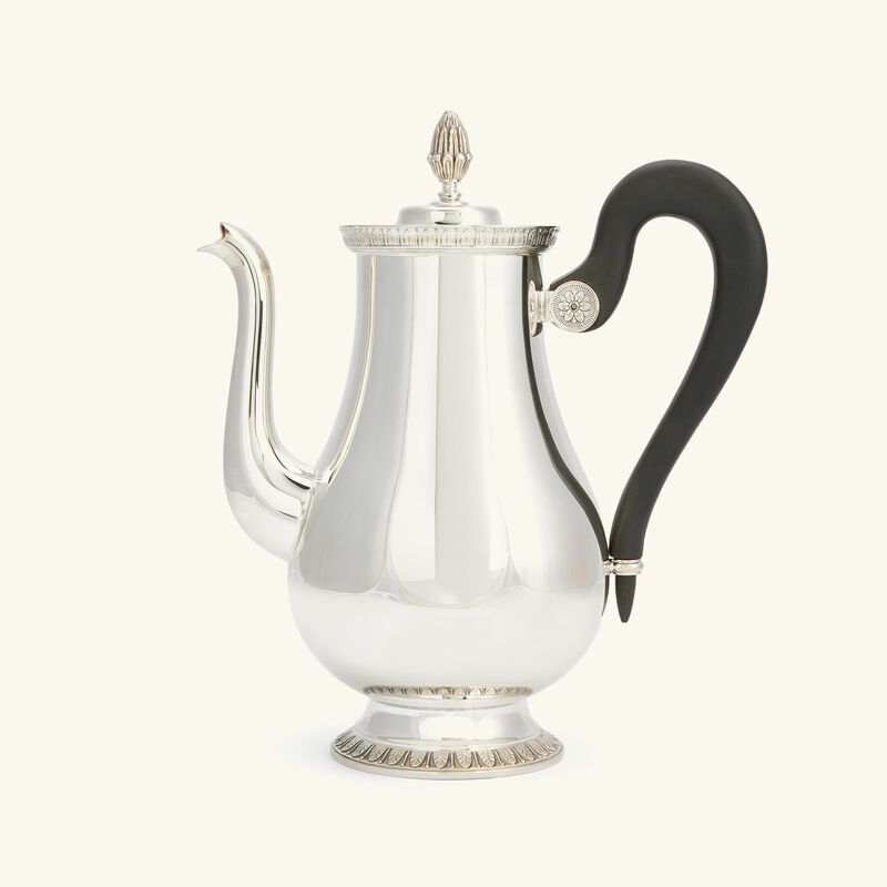 christofle malmaison tea pot silver plated