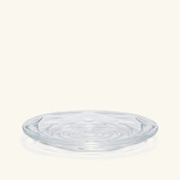 baccarat swing plate round clear 13cm