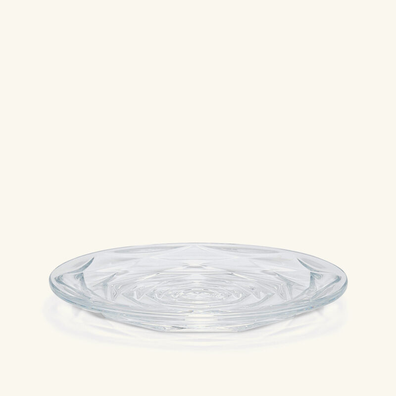 baccarat swing plate round clear 13cm