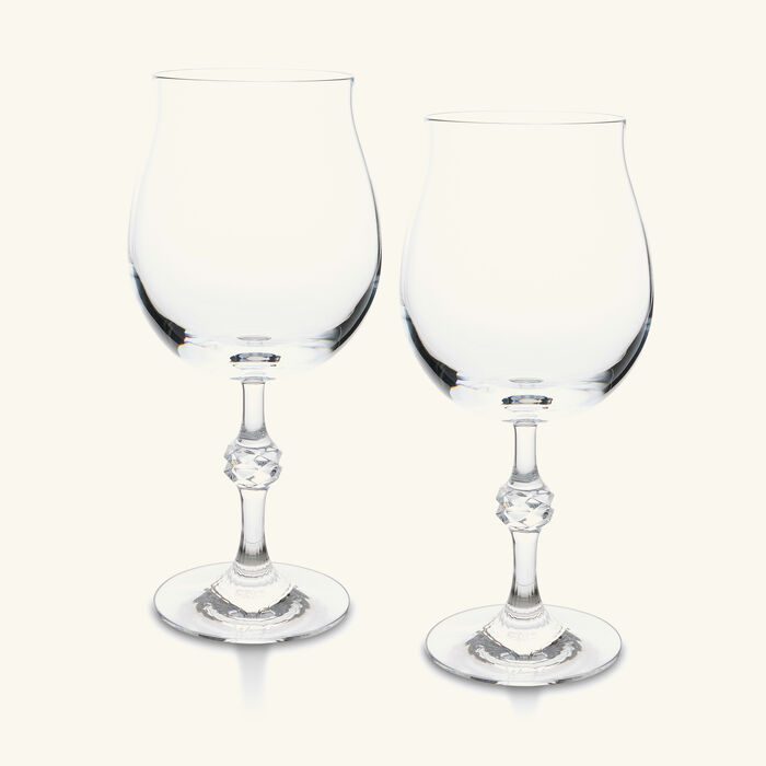 baccarat passion wine glass clear set of 2