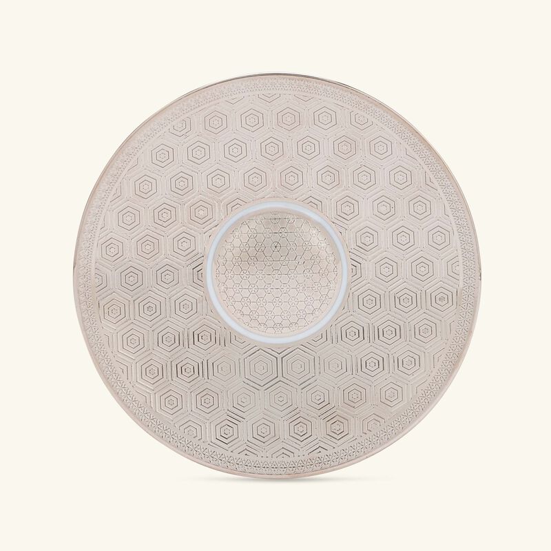 طقم ديفاين مؤلف من فنجانين للقهوة مع صحنيهما باللون الفضي برناردو طقم ديفاين مؤلف من فنجانين للقهوة مع صحنيهما باللون الفضي