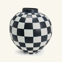 Damier Vase Large White l objet damier vase large white