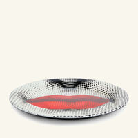 Bocca Tray Round Large Red Limited Edition fornasetti bocca tray round large red limited edition