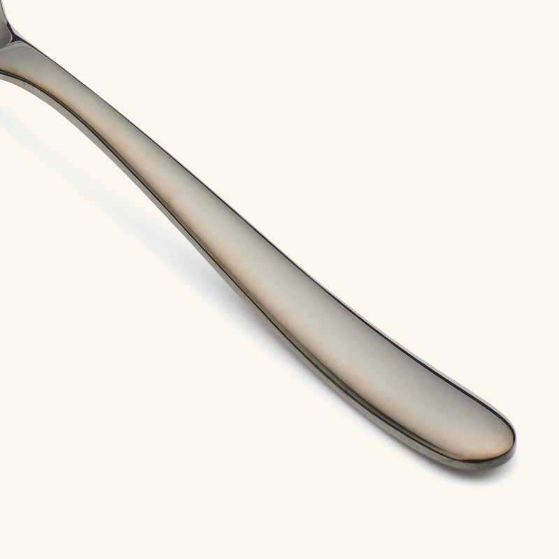 L' Ame De Cream Soup Spoon Black christofle l ame de cream soup spoon black