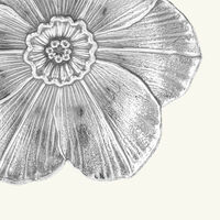 بوتشيلاتي وعاء على شكل زهرة النرجس فضي بحجم صغير