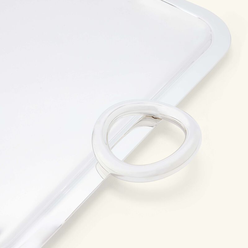 christofle vertigo serving tray rectangular large silver plated