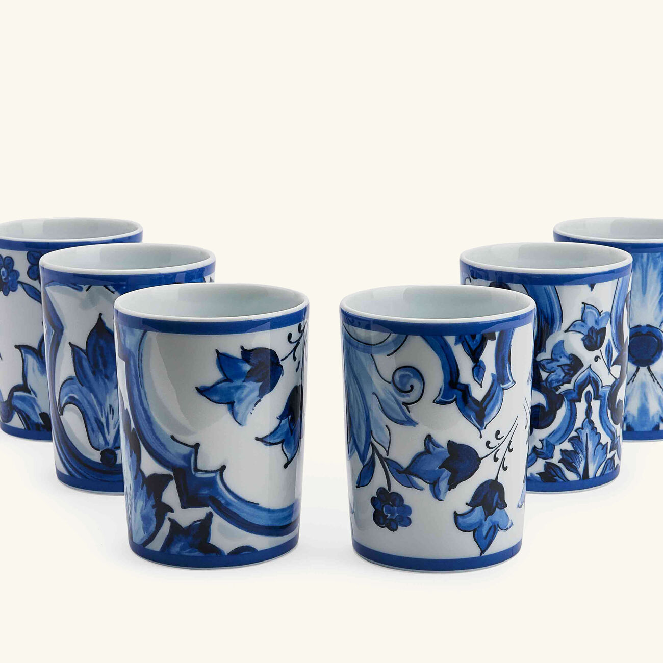 دولتشي أند غابانا كازا طقم من 6 كؤوس بلو ميديتيرانيو