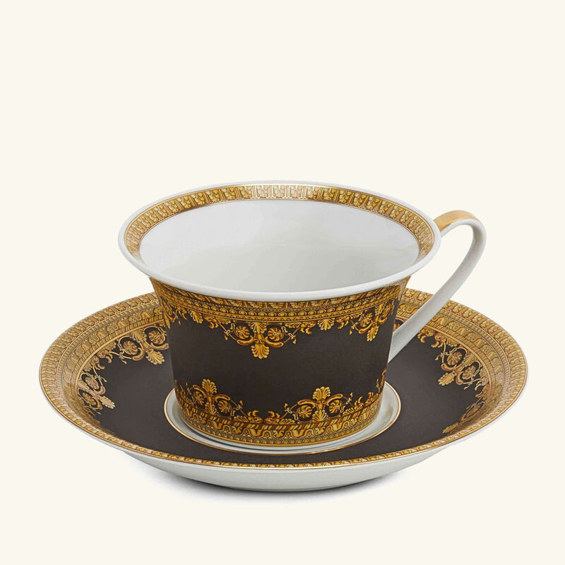 versace i love baroque nero tea set black