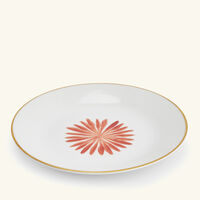 Allée De Cyprès Bread Plate Round Pink 15cm marie daage all e de cypr s bread plate round pink 15cm