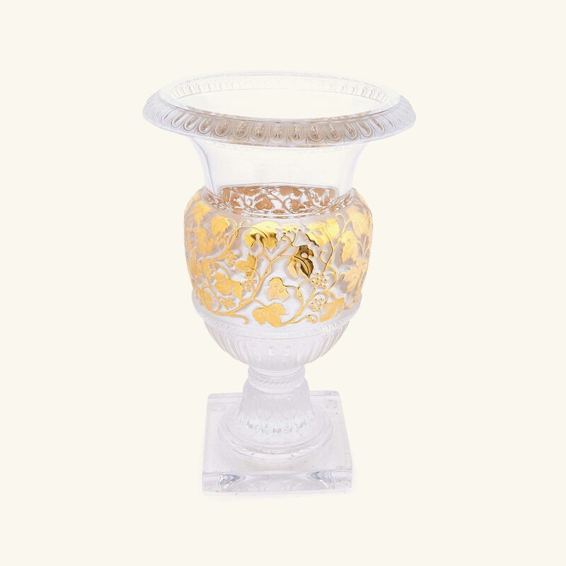 lalique versailles vase medium gold