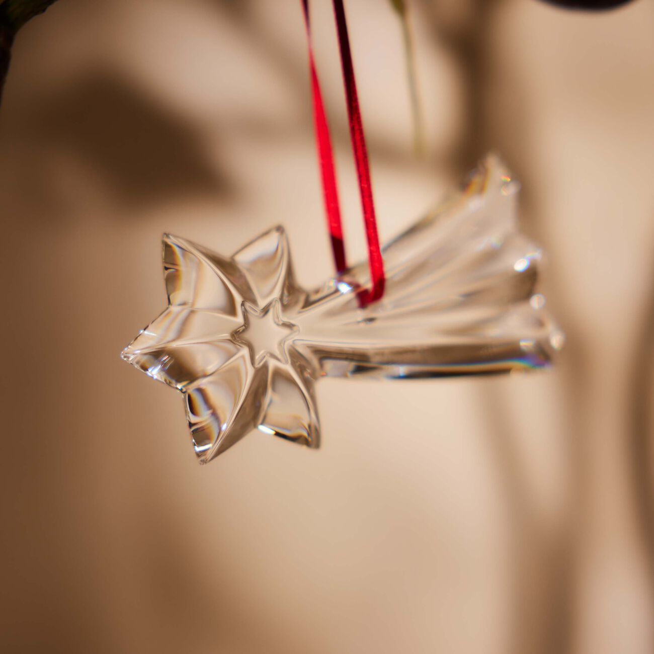 baccarat no l shooting star ornament 2024 mini clear