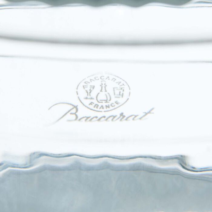 baccarat eye vase round large clear