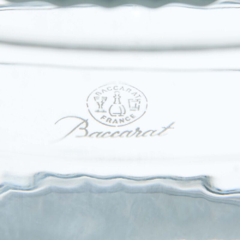 baccarat eye vase round large clear