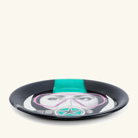 fornasetti silviasub tray round black
