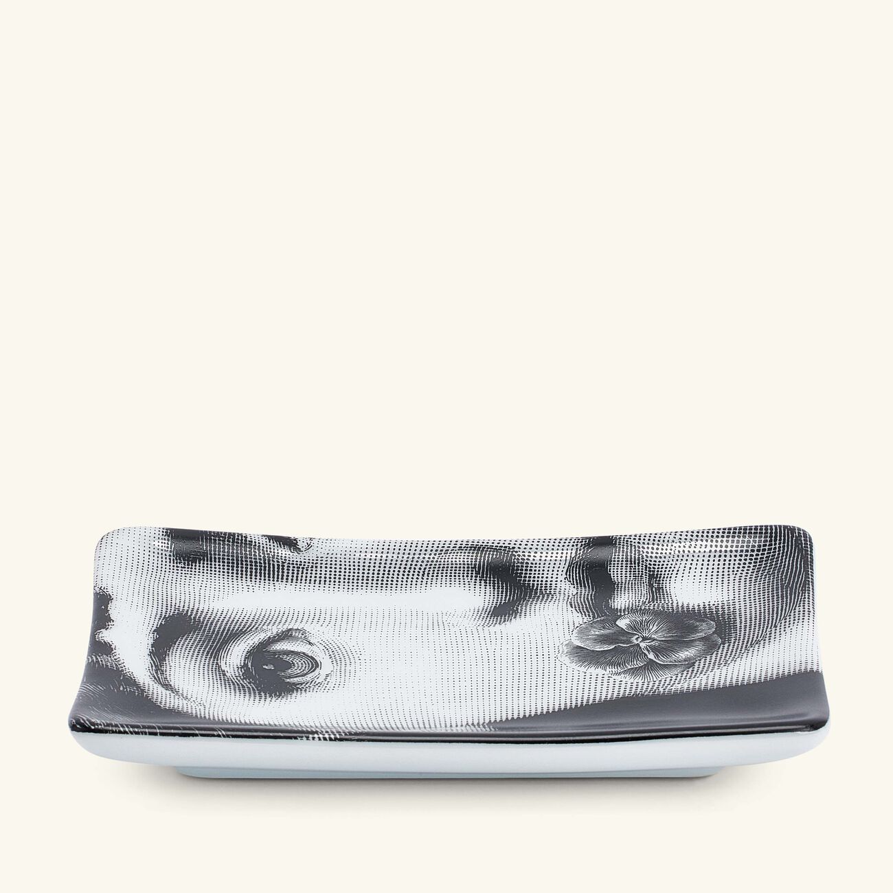 Tema e Variazioni no.137 Ashtray Rectangular Grey fornasetti tema e variazioni no 137 ashtray rectangular grey