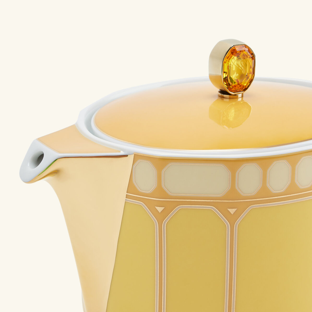 rosenthal signum jonquil tea pot yellow