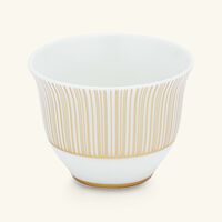 bernardaud sol arabic coffee cup gold