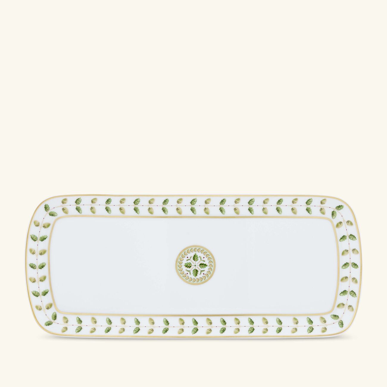 برناردو صينية تقديم الكيك كونستانس مستطيلة خضراء 37 سم