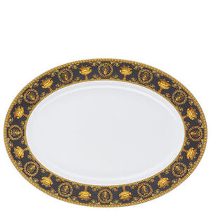 I Love Baroque Nero Platter, medium