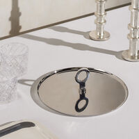 oh de christofle serving plate round stainless steel