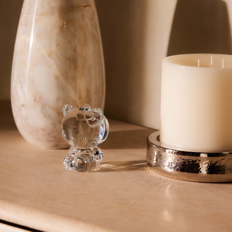 Happiness Paradise Hello Kitty Figurine Clear Small baccarat happiness paradise hello kitty figurine clear small