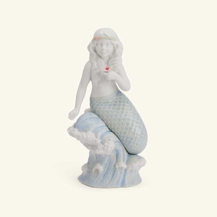 lladro oceans little mermaid sculpture small blue