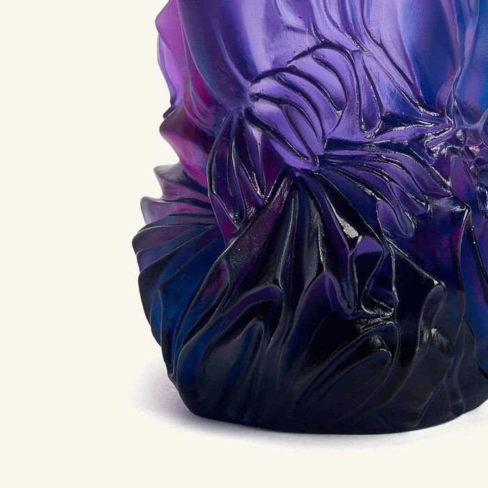 دوم مزهرية كروازيير كبيرة زرقاء