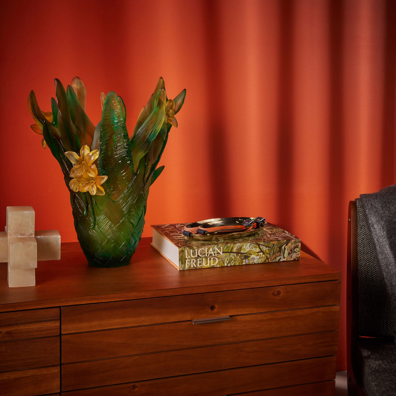 دوم مزهرية ماغنوم تريساج كبيرة خضراء